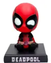 Deadpool Action Figure Bobblehead with Phone Holder