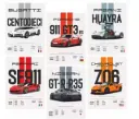 A4 size Car posters , 300 gsm