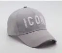 Unisex Grey Cotton Baseball Cap Embroidered 