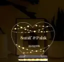 Gift for you 3D Heart Acrylic Night lamp personalised Gift for Loveable Person 