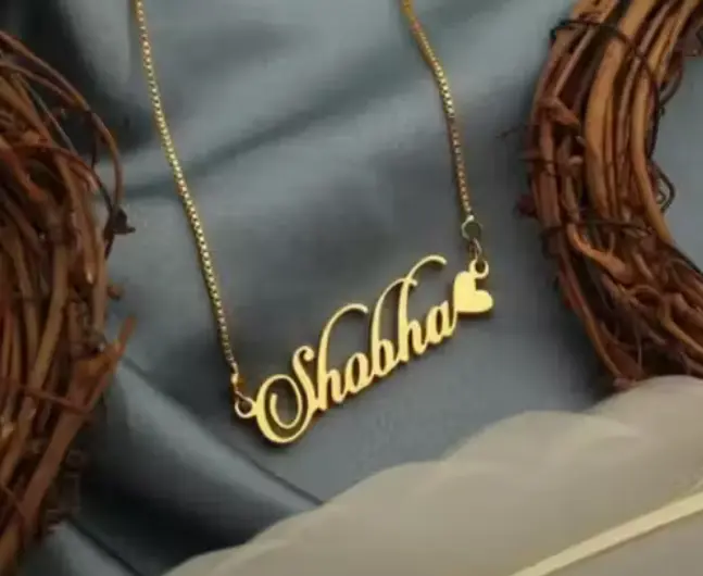 Customized name pendant