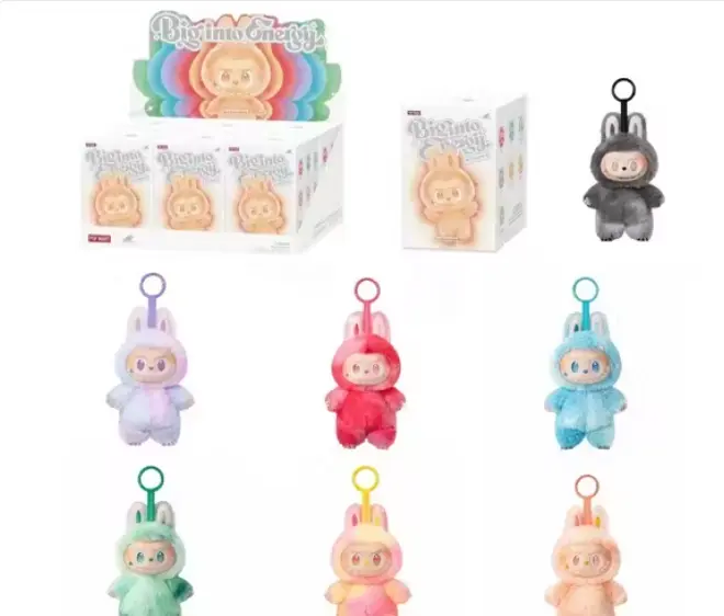 LABUBU DOLL | The Monsters Vinyl Plush Blind Boox Figure – Labubu Collectible Action Figures, Mystery Pendant Keychain, Random Design Surprise Gift for Home Decoration & Keyrings, 1-PCS Multicolor
