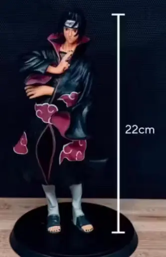 Itachi Uchiha Action Figure | 22cm Anime Naruto Shippuden Collectible Toy | Akatsuki PVC Figurine for Home Decor & Gifts