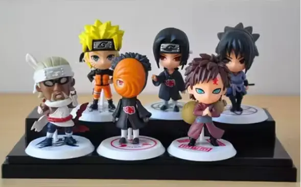  Naruto Action Figures, Anime Naruto Action Figures Set PVC Action Figures Cake Decorating Topper Items Gifts for Girls Boys (Naruto)