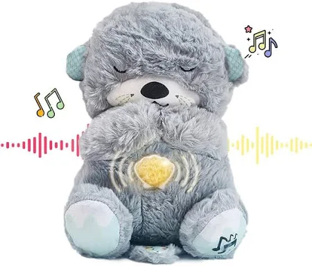 Musical Breathing Teddy with Light – Cuddly Plush Toy for Kids & Gift for Loved Ones