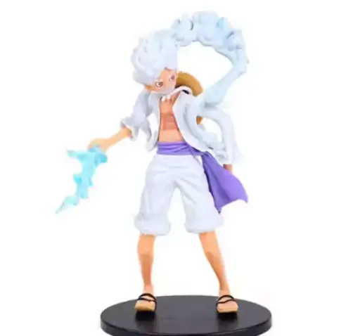 Onitore One Piece Action Figure Luffy Gear 5 Standing Height-18.5cm with great details and PVC material Without Box