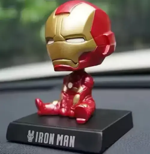 Iron man bobble head action figure.
