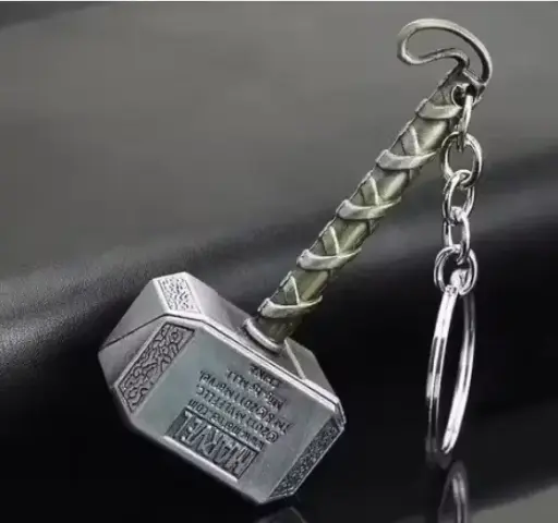  PREMIUM METALLIC THOR HAMMER KEYCHAIN FOR BOYS AND GIRLS