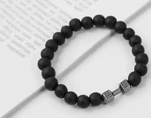 dumbbell beads bracelet for men