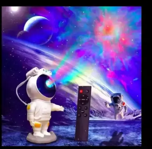 "Astronaut Projector Galaxy Nebula toy Lamp: Explore the Cosmos from Your Room"